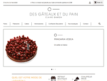 Tablet Screenshot of desgateauxetdupain.com